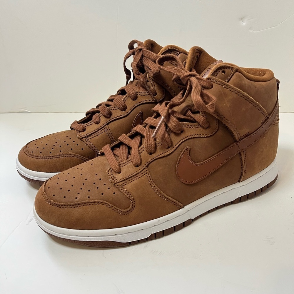 Nike Dunk High Premium Women's Sneakers Pecan Size 8.5